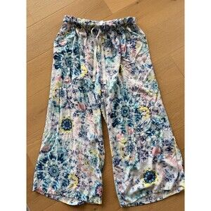 Sleep By Cacique Womens Multicolor Tie-Dye Elastic Waist Pajama Pants Size 18 20